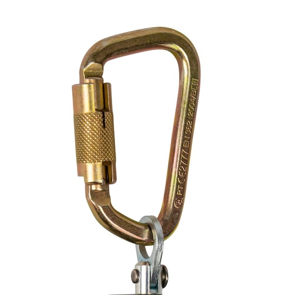 Safewaze Latitude Pro 7' Single Web SRL Carabiner, Rebar Hook - 018-5006