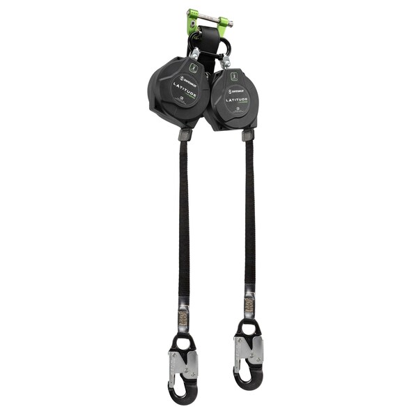 Safewaze Latitude Edge 8' Dual Web SRL Alu Snap Hooks - 023-5347
