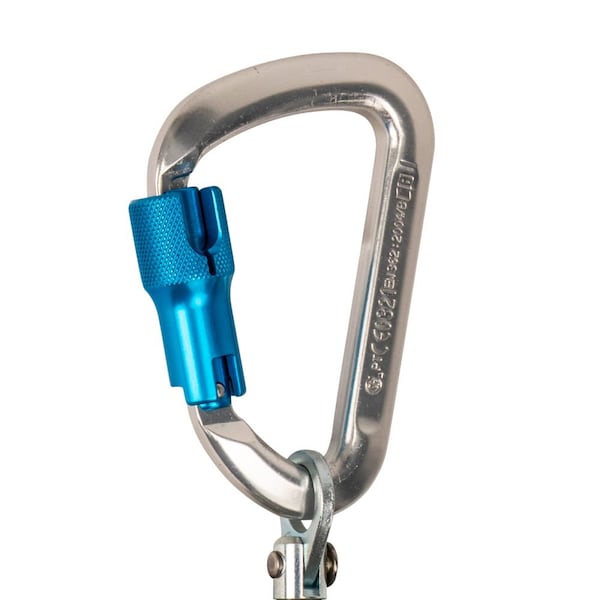 Safewaze Latitude Pro 7' Single Web SRL Alu Carabiner, Rebar Hook - 018-5014