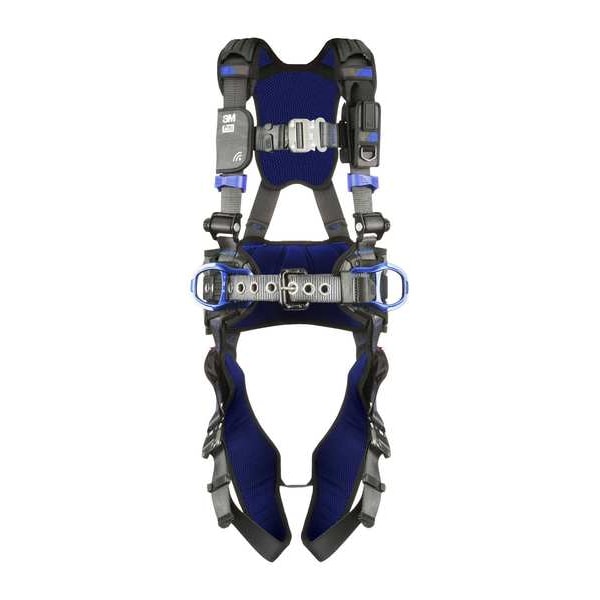 3M Dbi-Sala ExoFit(TM) X300 Fall Protection Harness, 3XL, 420 lb, Quick-Connect Chest/ Back, Hips D-Ring - 1113129