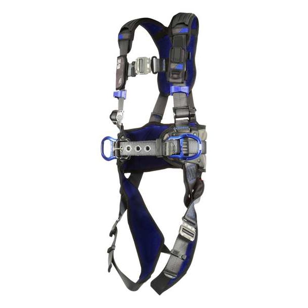 3M Dbi-Sala ExoFit(TM) X300 Fall Protection Harness, 3XL, 420 lb, Quick-Connect Chest/ Back, Hips D-Ring - 1113129