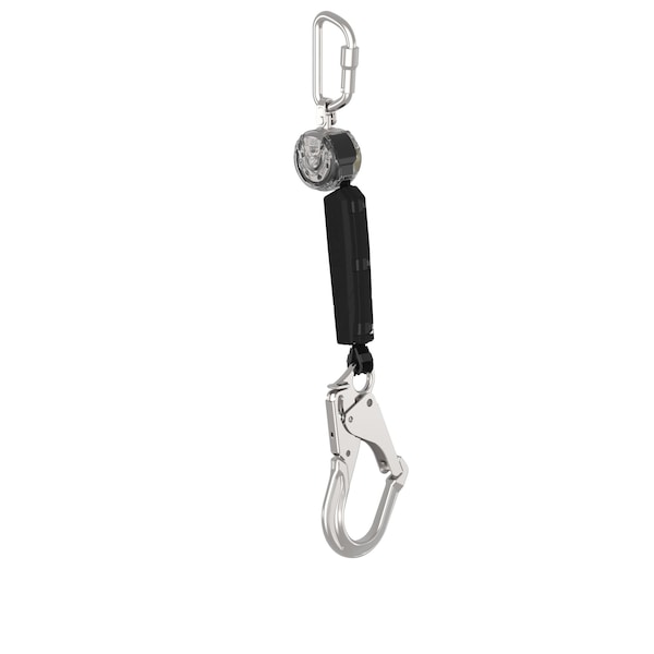 Msa Safety Self Retracing Lanyard, 400 lb Weight Capacity, Gray - VTOHW-011-DA-A
