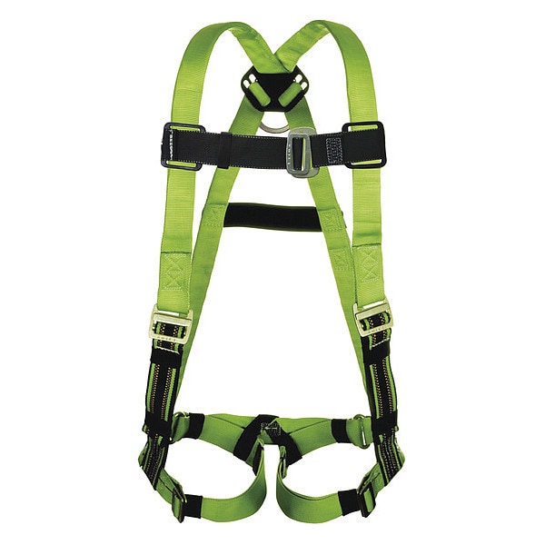Honeywell Miller Duraflex Python(R) Full Body Harness, L/XL, 400 lb., Mating Chest/ Mating Leg Buckles, Back D-Ring - P950/UGN
