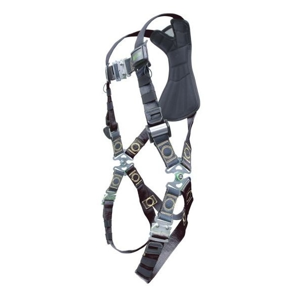 Honeywell Miller Revolution(R) Full Body Harness for Hot Work, L/XL, 400 lb., Quick-Connect Chest/ - RKNFD-QC/UBK