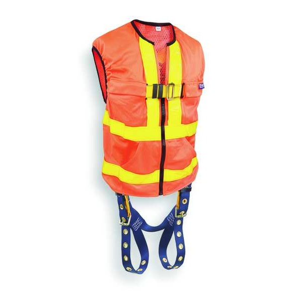 3M Dbi-Sala Delta(TM) Full Body Harness, Universal (S/M/L/XL), 420 lb., Mating Chest/ Tongue Leg Buckles - 1107404