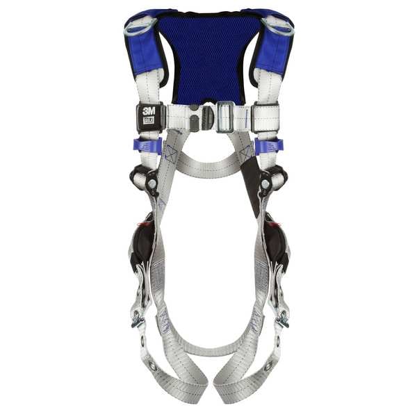3M Dbi-Sala ExoFit(TM) X100 Fall Protection Harness, L, 420 lb, Mating Chest/ Tongue Leg Buckles - 1401158