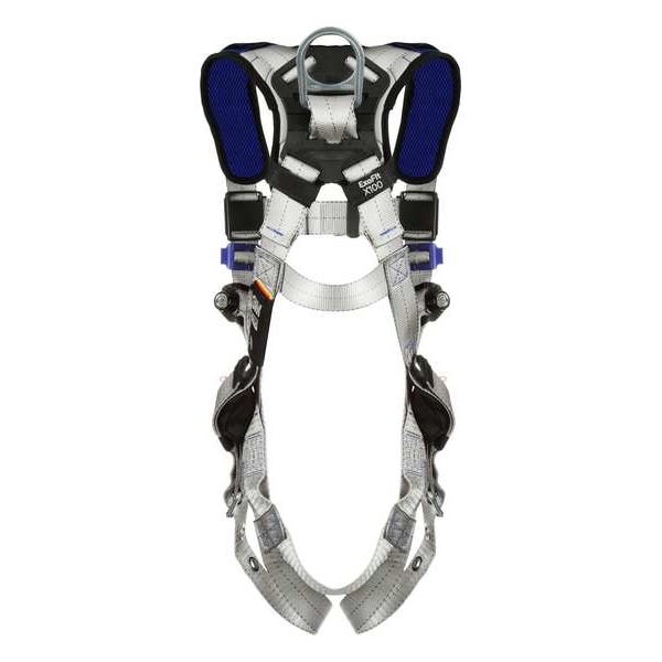 3M Dbi-Sala ExoFit(TM) X100 Fall Protection Harness, L, 420 lb, Mating Chest/ Tongue Leg Buckles - 1401158