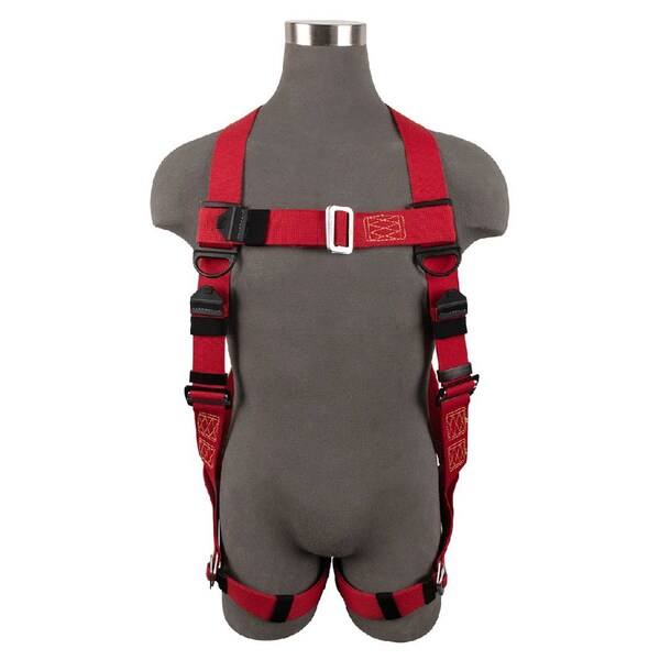 Safewaze Welding Full Body Harness: 1D, MB Chest, MB Legs - FS77425-WE