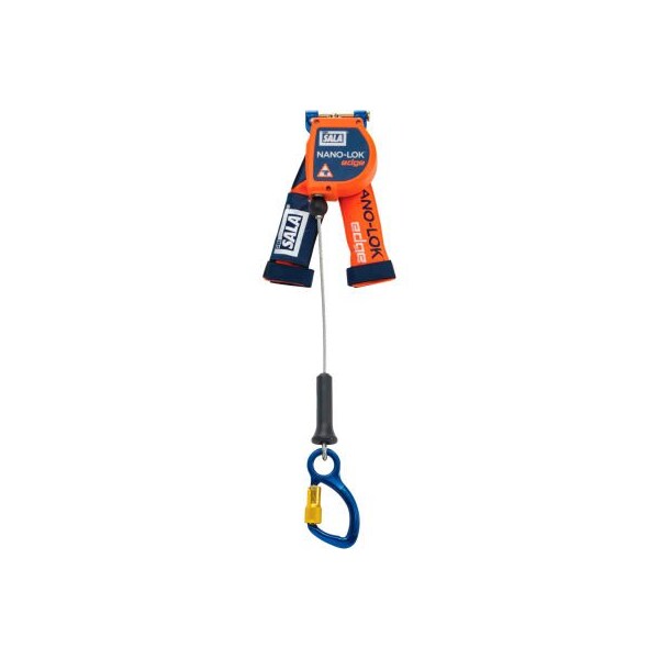 3M Dbi-Sala DBI-SALA Nano-Lok Single Leg Self Retracting Lifeline, 8'L, 310 Cap Lbs - 3500214