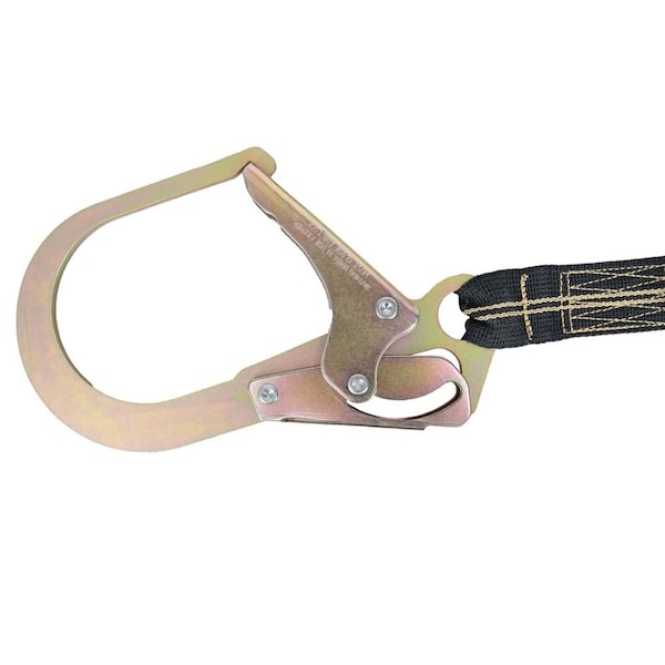 Safewaze Arc Flash 6' Energy Absorbing Lanyard 12'FF, Aramid, Dual Leg, Tower Rebar Hook - 023-2098