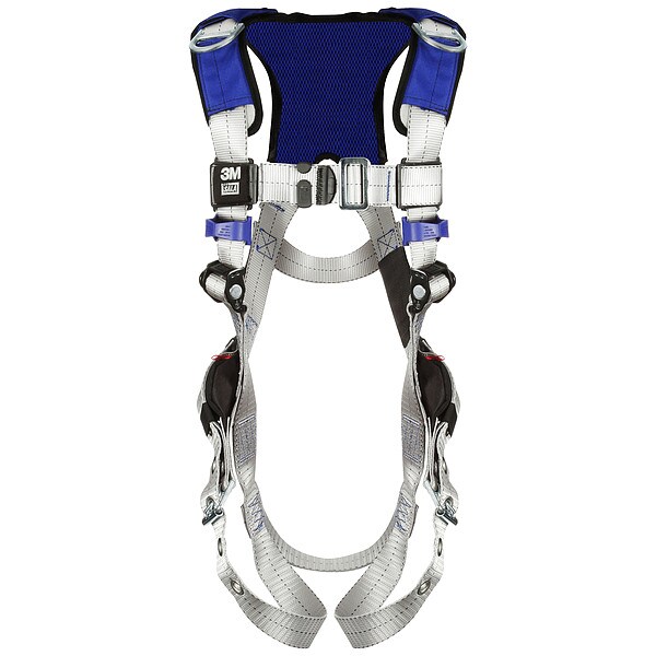 3M Dbi-Sala ExoFit(TM) X100 Fall Protection Harness, XS, 420 lb, Quick-Connect Chest/ Tongue Leg Buckles - 1401155