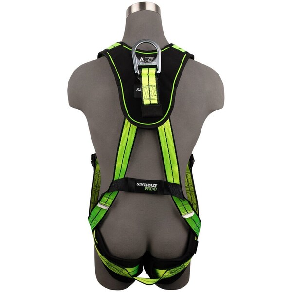 Safewaze PRO+ Full Body Harness 1D, QC Chest, QC Legs  3X - FS-FLEX280-3X