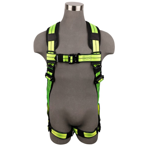 Safewaze PRO+ Full Body Harness 1D, QC Chest, QC Legs  3X - FS-FLEX280-3X