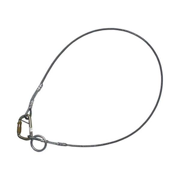 Honeywell Miller 3-Ft. Length, 1/4-In. Dia. Vinyl-Coated Wire Rope, 1 Captive Eye Carabiner And 1 3-In. O-Ring 8187V/3Ftv - 8187V/3FTV