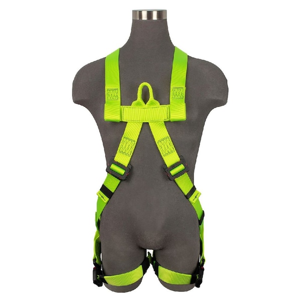 Safewaze Arc Flash Full Body Harness: DE 1D, Soft Sternal Loop, DE MB Torso, DE QC Legs - SW77125-UTQC