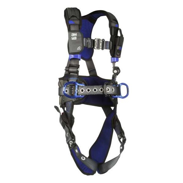 3M Dbi-Sala ExoFit(TM) X300 Fall Protection Harness, 2XL, 420 lb, Quick-Connect Chest/ Tongue Leg Buckles - 1140185