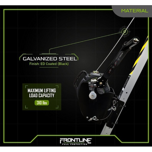 Frontline MEGApod 60' 3-Way Self Retractable Lifeline with Retrieval System - RPG603W