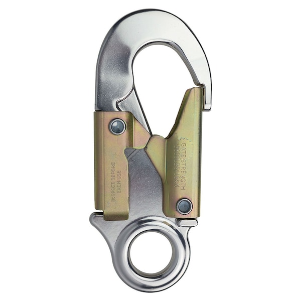 Notch Equipment Aluminum Snaphook with 3600 lb Steel Gate - 39868