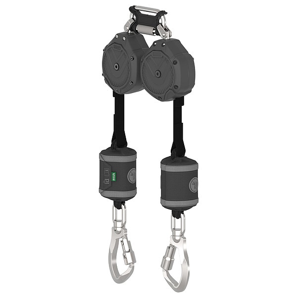 Msa Safety Self-Retracting Lifeline, 6 ft L, 2Legs - VSOHW-012-QC-A