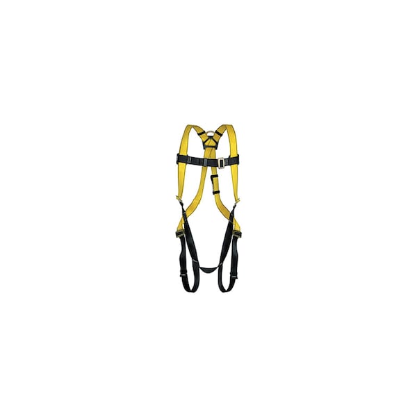 Safety Works Safety Works Workman Qwik-Fit Unisex Polyester Safety Harness Yellow 1 pc - 10096565