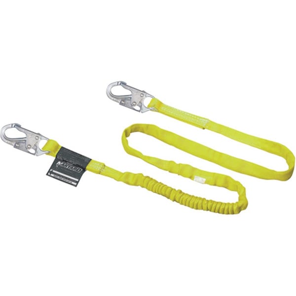 Fast Fans 493-216WLS-Z7-6FTYL Shock-Absorbing Lanyard - Yellow 6 ft. - FA3689695