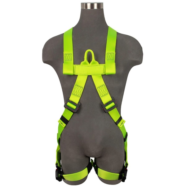 Safewaze Arc Flash Full Body Harness DE 1D, Soft Sternal Loop, DE MB Torso, DE QC Legs  3X - SW77125-UTQC-3X