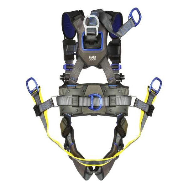 3M Dbi-Sala ExoFit(TM) X300 Fall Protection Harness, S, 420 lb, Quick-Connect Chest/ Tongue Leg Buckles - 1113295