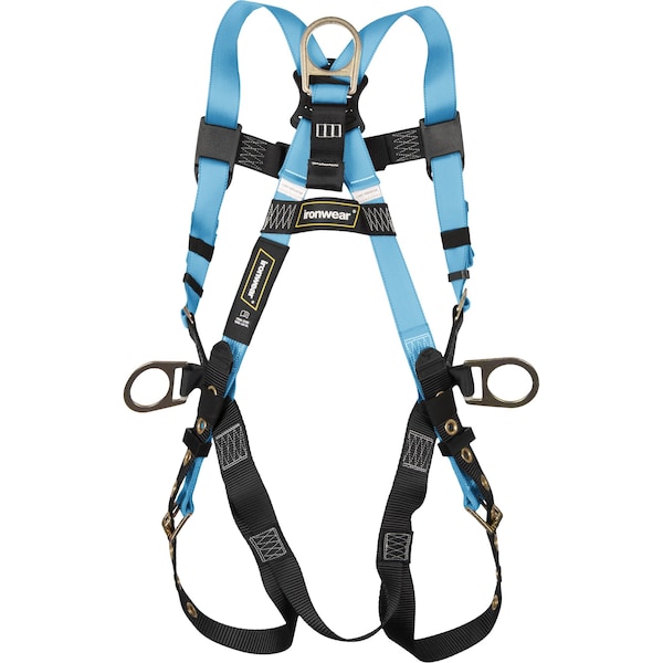 Ironwear Full Body Harness with SRL independent web connector | Adjustable Grommets and 3 D-Rings - 2126-SM-MD