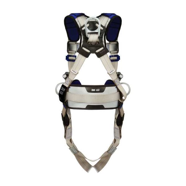 3M Dbi-Sala ExoFit(TM) X100 Fall Protection Harness, XL, 420 lb, Quick-Connect Chest/ Tongue Leg Buckles - 1401113