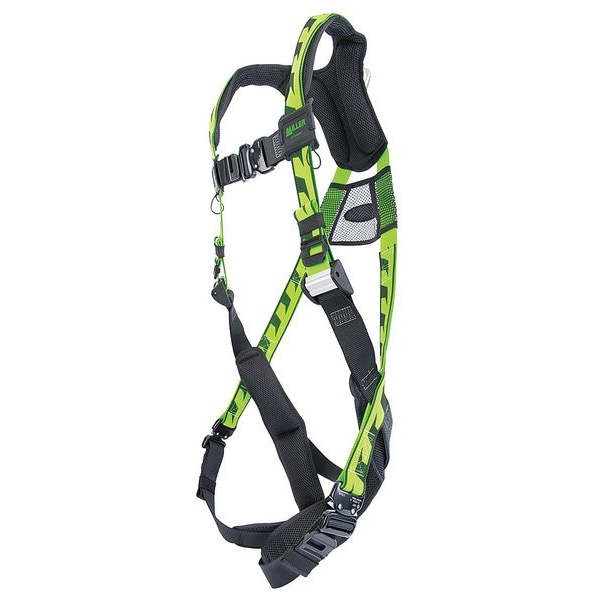 Honeywell Miller AirCore(TM) Full Body Harness, L/XL, 400 lb., Quick-Connect Chest/ Quick-Connect Leg Buckles - ACA-QC/UGN
