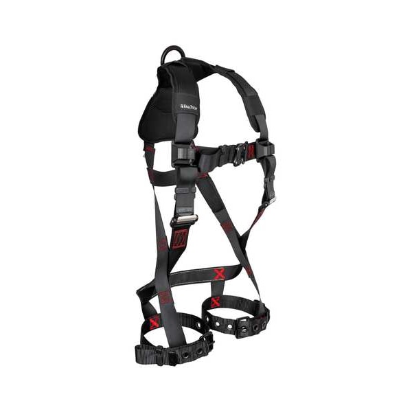 Falltech Not Applicable Fall Protection Harness, S/M, 425 lb, Quick-Connect Chest/ Tongue Leg Buckles - 8143BSM