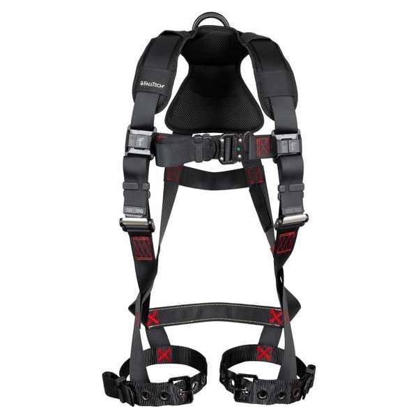 Falltech Not Applicable Fall Protection Harness, S/M, 425 lb, Quick-Connect Chest/ Tongue Leg Buckles - 8143BSM