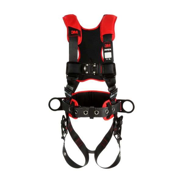 3M Protecta Protecta(R) Positioning Harness, 2XL, 420 lb., Quick-Connect Chest/ Tongue Leg Buckles - 1161219