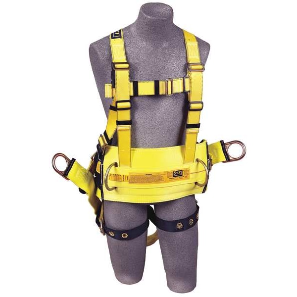 3M Dbi-Sala Delta(TM) Full Body Harness, XL, 420 lb., Mating Chest/ Tongue Leg Buckles - 1106107