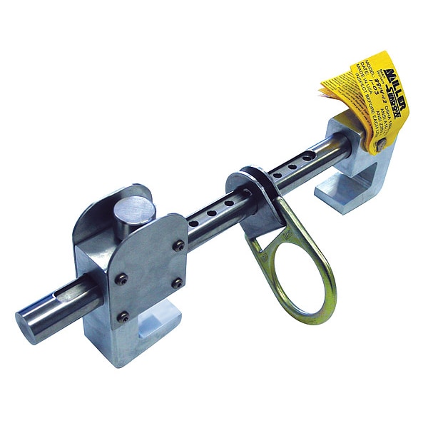 Honeywell Miller Stainless Steel/Alum. Adj. Beam Anchor, Fits Flange Sizes 4 In To 12 In - 8814-12/