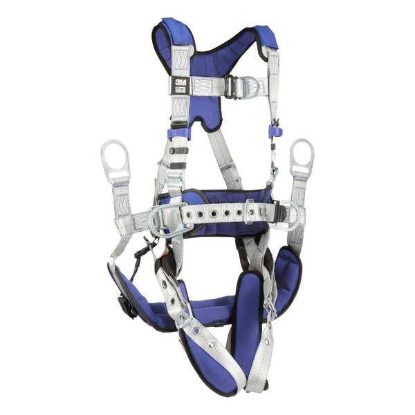 3M Dbi-Sala ExoFit(TM) X100 Fall Protection Harness, Universal (S/M/L/XL), 420 lb, Quick-Connect Chest/ - 1401172
