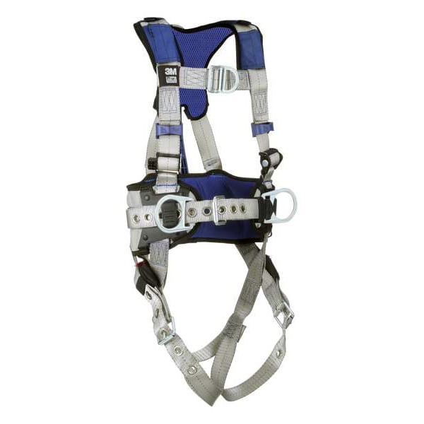 3M Dbi-Sala ExoFit(TM) X100 Fall Protection Harness, M, 420 lb, Mating Chest/ Tongue Leg Buckles - 1401046