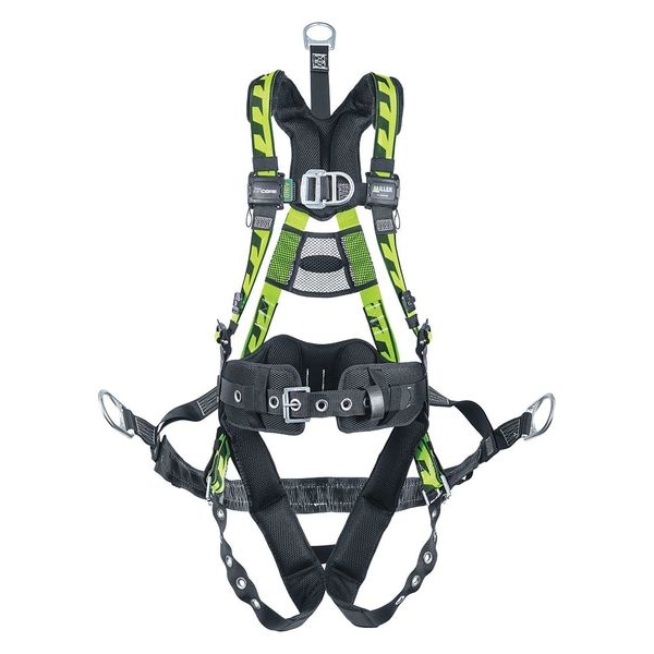 Honeywell Miller AirCore(TM) Oil & Gas with Seat Sling Full Body Harness, L/XL, 400 lb., Mating Chest/ - ACOG-TBSSUG