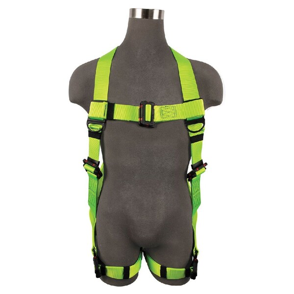 Safewaze Arc Flash Full Body Harness: DE 1D, DE MB Torso, DE MB Chest, DE QC Legs - SW77225-UTQC