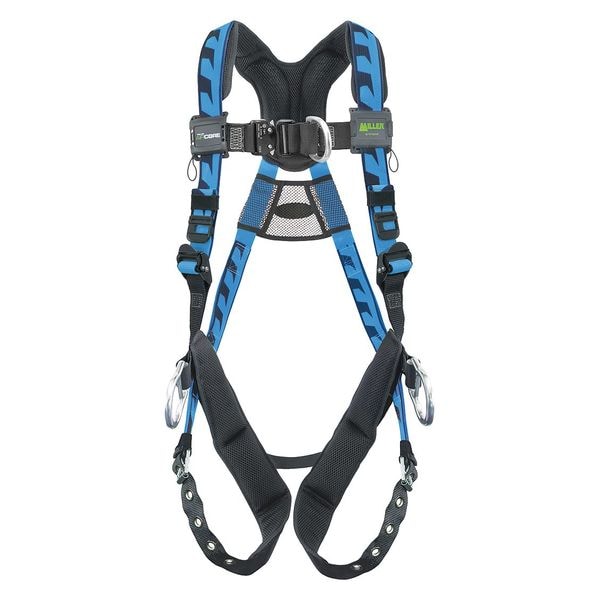 Honeywell Miller AirCore(TM) Full Body Harness, L/XL, 400 lb., Quick-Connect Chest/ Tongue Leg Buckles - AAF-TBDUB