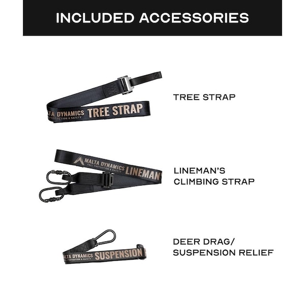 Malta Dynamics Ultralight Youth UltraLight Harness Kit, M, 50 - 130 lb, Quick-Connect Chest/ - HE2104