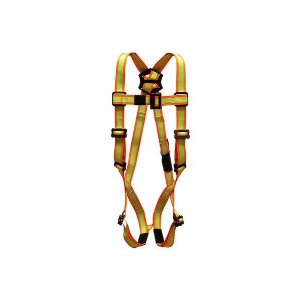 Super Anchor Safety Small - Hi-Viz Webbing Dielectric Fall Arrester Full Body Harness - DE-6001-HS