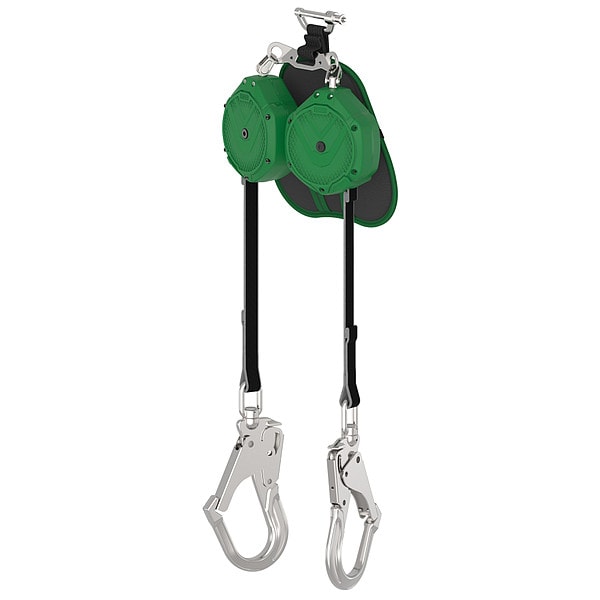 Msa Safety Self-Retracting Lifeline, 10 ft L, 2Legs - VSLEW-032-PH-A