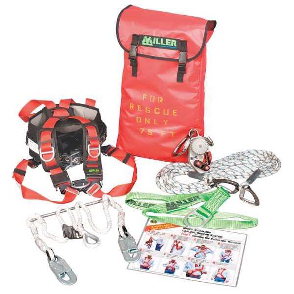 Honeywell Miller Rescue System, 50 ft., Kernmantle, 3100 lb. - SECRKT/50FT