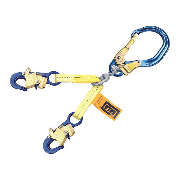 3M Dbi-Sala Rebar Positioning Lanyard, 22 in, Yellow - 1231520