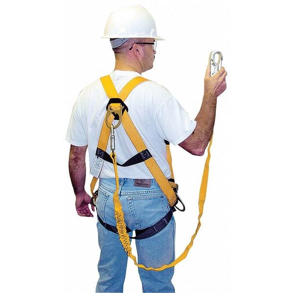 Honeywell Miller Titan Full Body Harness, Universal, 400 lb., None Chest/ Tongue Leg Buckles - TFPK-2/U/6FTAK