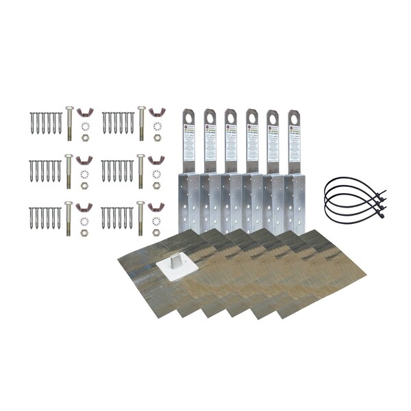 Super Anchor Safety ARS Tile Roof Fall Arrest Anchor Kit 14ga SST. - 1020
