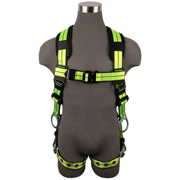 Safewaze Full Body Harness, Vest Style, S/M - FS-FLEX285-S/M