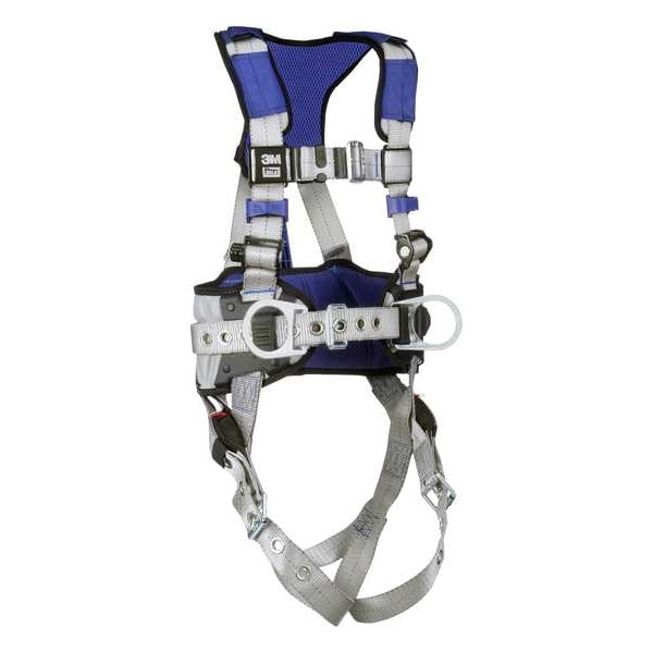 3M Dbi-Sala ExoFit(TM) X100 Fall Protection Harness, M, 420 lb, Mating Chest/ Tongue Leg Buckles - 1401041