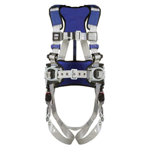 3M Dbi-Sala ExoFit(TM) X100 Fall Protection Harness, M, 420 lb, Mating Chest/ Tongue Leg Buckles - 1401041
